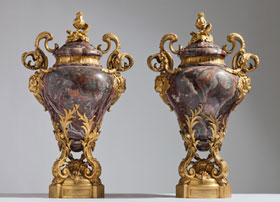 Gagneau-Freres-Marble-and-Bronze-Mounted-Vases